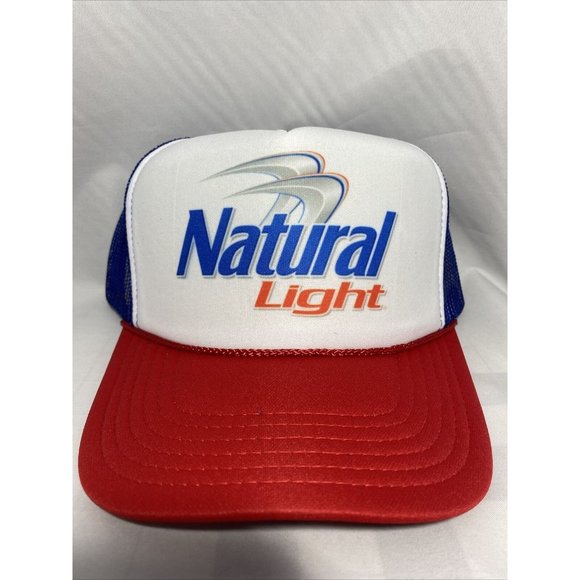 Natural Light Trucker Hat Mesh Hat Adjustable Cap - Picture 2 of 6